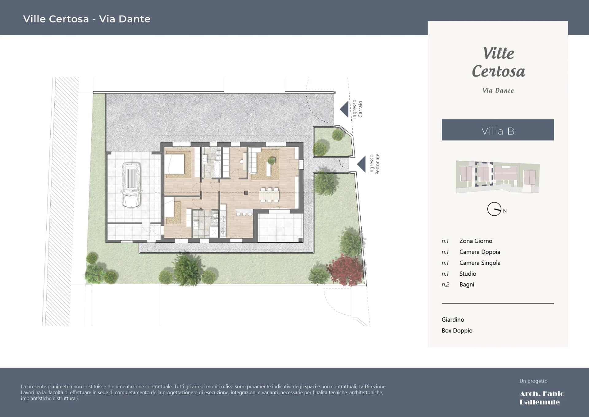 Residenze Dante - Scheda Commerciale Villa B