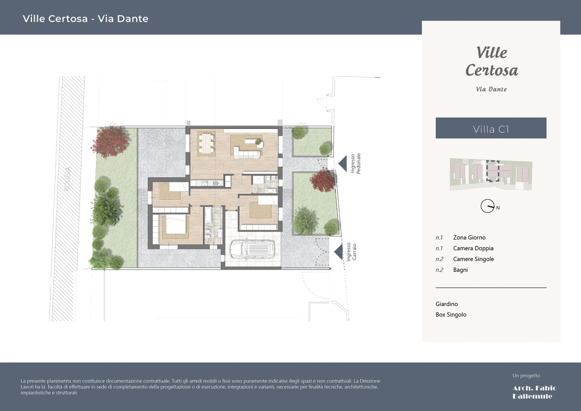 Residenze Dante - Scheda Commerciale Villa C1